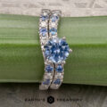The "Halia" band in 14k white gold