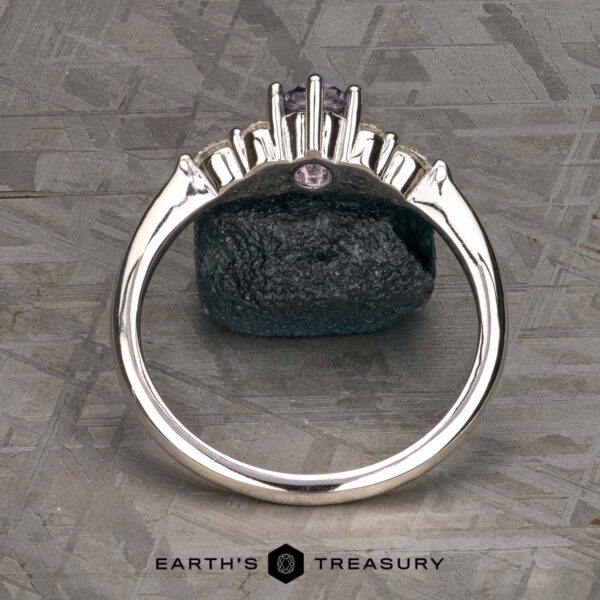 The "Estelle" ring in 14k white gold with 1.11-Carat Umba sapphire The "Estelle" ring in 14k white gold with 1.11-Carat Umba sapphire