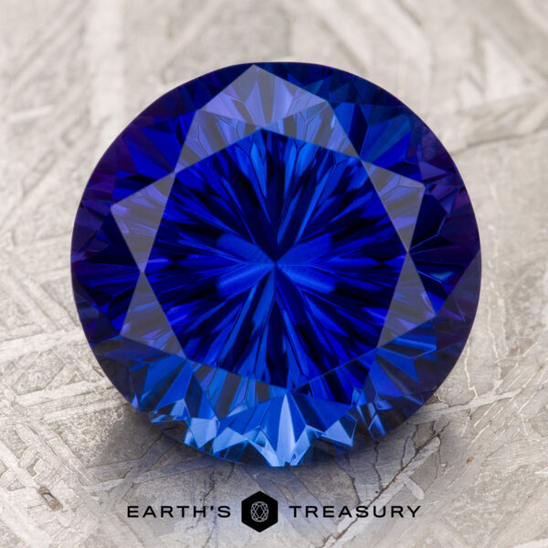 6.72-Carat Deep Blue Tanzanite 6.72-Carat Royal Blue Tanzanite