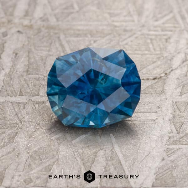 2.18-Carat Rich Teal Blue Montana Sapphire (Heated)