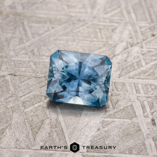 1.29-Carat Light Teal Blue Montana Sapphire (Heated) 1.29-Carat Light Teal Blue Montana Sapphire (Heated)