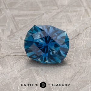 1.16-Carat Rich Peacock Blue Montana Sapphire (Heated)