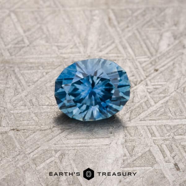 1.38-Carat Medium Blue Montana Sapphire (Heated)