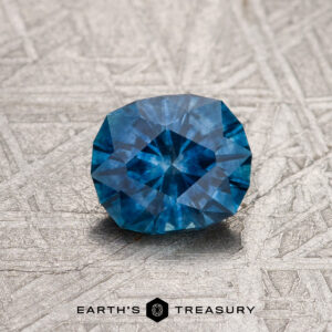 0.90-Carat Peacock Blue Montana Sapphire (Heated)
