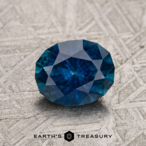 1.32-Carat Deep Blue-Green Montana Sapphire (Heated)
