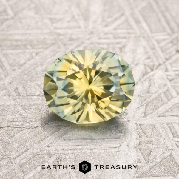 1.12-Carat Yellow-Aqua Particolored Montana Sapphire (Heated) 1.12-Carat Yellow-Aqua Particolored Montana Sapphire (Heated)