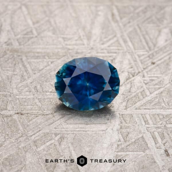 1.11-Carat Deep Blue-Green Montana Sapphire (Heated)