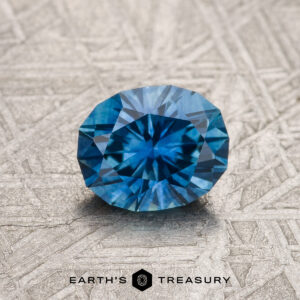 1.11-Carat Peacock Blue Montana Sapphire (Heated)
