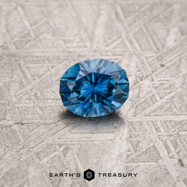 1.11-Carat Rich Teal Blue Montana Sapphire (Heated)