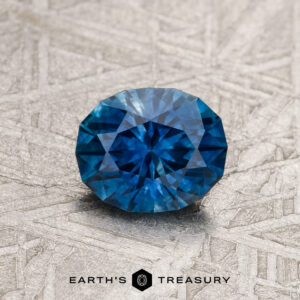 0.88-Carat Peacock Blue Montana Sapphire (Heated)