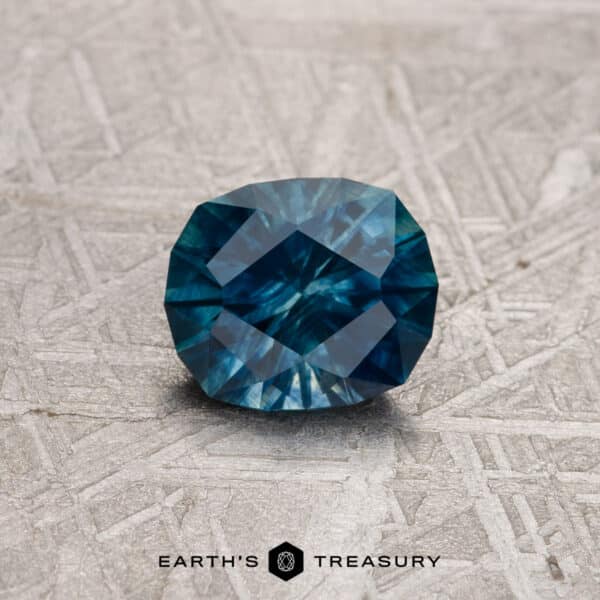 2.07-Carat Deep Blue-Green Montana Sapphire (Heated)