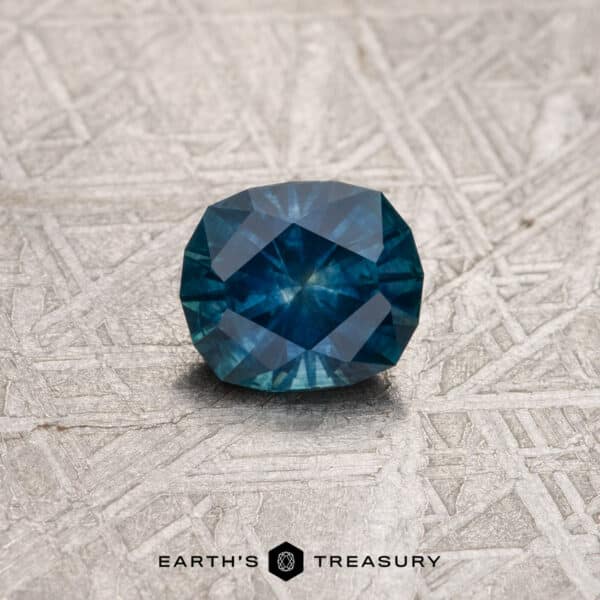 1.26-Carat Dark Blue-Green Montana Sapphire (Heated)