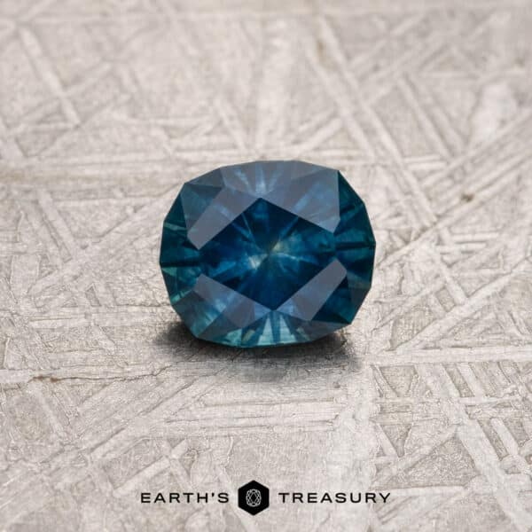 1.26-Carat Dark Blue-Green Montana Sapphire (Heated) 1.26-Carat Dark Blue-Green Montana Sapphire (Heated)