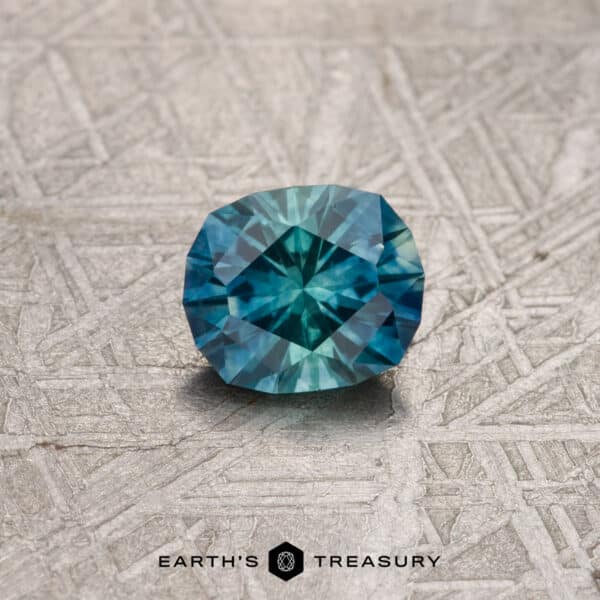 1.26-Carat Blue-Green Bicolored Montana Sapphire (Heated)