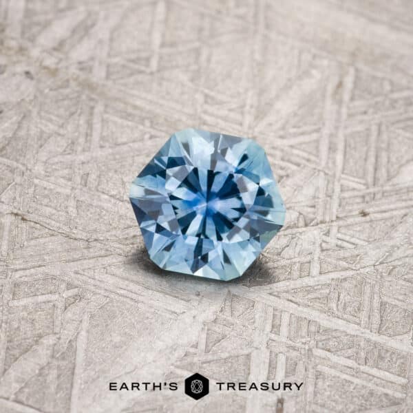 1.45-Carat Teal Blue 1.08-Carat Rich Blue Montana Sapphire (Heat