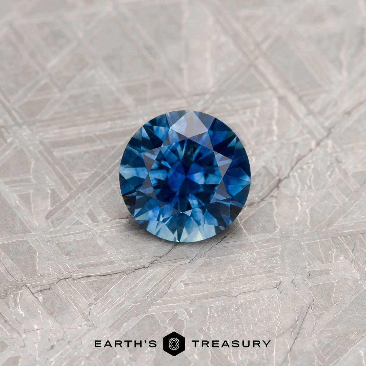 0.88-Carat Rich Blue Montana Sapphire (Heated) - Earth's Treasury
