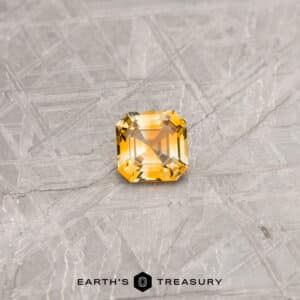0.59-Carat Yellow-Orange Particolored Montana Sapphire (Heated)