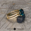 The "Gaia" in 14k yellow gold with 4.63-Carat Montana Sapphire