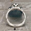 The “Magnolia” Ring in platinum with 1.59-Carat Montana Sapphire