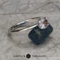 The "Flora" in 14k white gold with 1.33-Carat Montana Sapphire