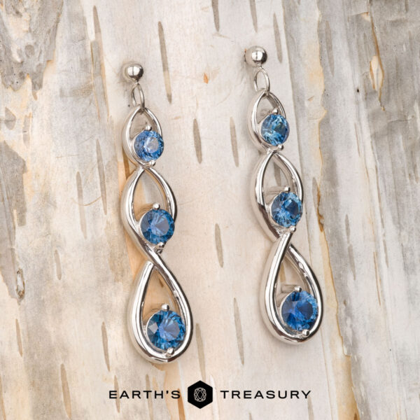 Deluxe Continuum Montana Sapphire Drop Earrings Deluxe Continuum Montana Sapphire Drop Earrings