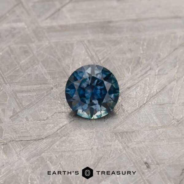 1.22-Carat Color Change Montana Sapphire (Heated) A color-change Montana sapphire in a classic diamond round brilliant design