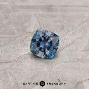A color-change Montana sapphire in our "Stella" square cushion design