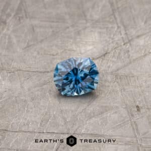 A blue Montana sapphire in our "Helena" oval design