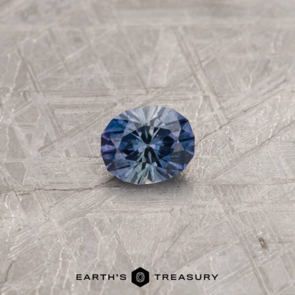 1.08-Carat Color Change Montana Sapphire (Heated) A color-change Montana sapphire in our "Serendipity" oval design