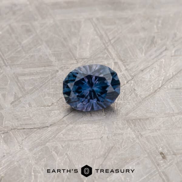 A color-change Montana sapphire in our "Serendipity" oval design