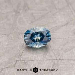 A particolored Montana sapphire in our "Testudo" oval design
