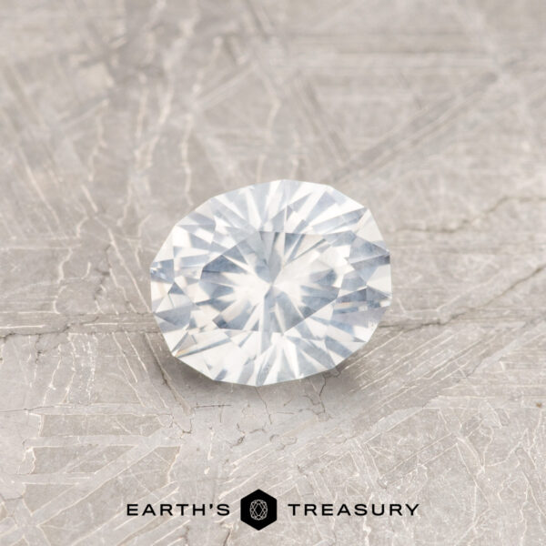 0.72-Carat Montana Sapphire A white Montana sapphire in our "Serendipity" oval design