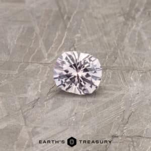 A pink Montana sapphire in our "Hyperbola" oval design