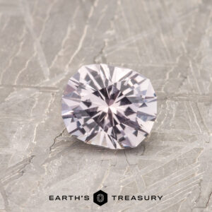 A pink Montana sapphire in our "Hyperbola" oval design