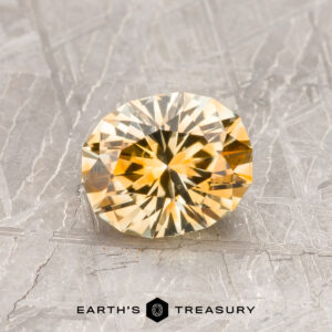 1.32-Carat Yellow-Orange Particolored Montana Sapphire (Heated)