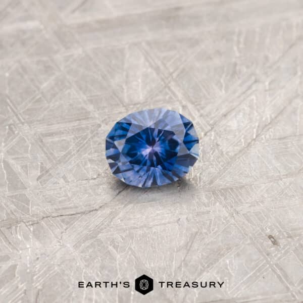 1.14-Carat Color Change Montana Sapphire (Heated) A color-change Montana sapphire in our "Serendipity" oval design