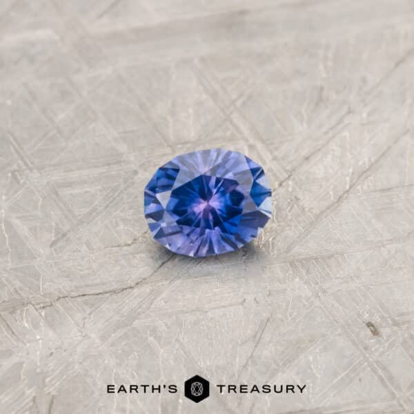 1.14-Carat Color Change Montana Sapphire (Heated) A color-change Montana sapphire in our "Serendipity" oval design
