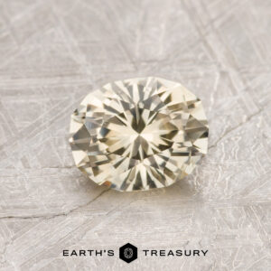 A yellow Montana sapphire in our "Serendipity" oval design