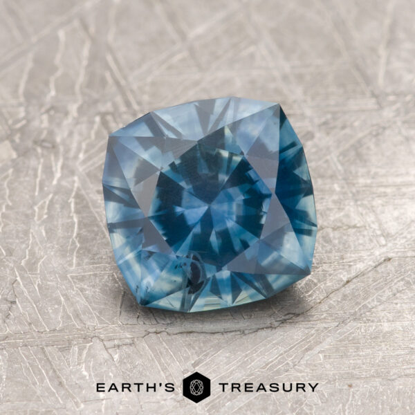 1.41-Carat Montana Sapphire (Heated) A blue Montana sapphire in our "Stella" square cushion design