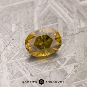 A yellow Australian Sapphire in our "Testudo" oval design