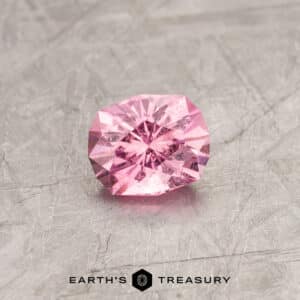 a pink California Tourmaline in our "Helena" oval design