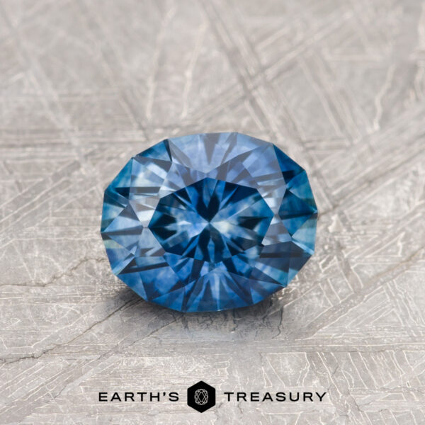 1.09-Carat Montana Sapphire (Heated) A blue Montana sapphire in our "Serendipity" oval design