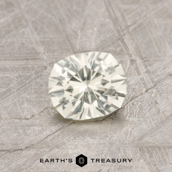 0.72-Carat Montana Sapphire A yellow Montana sapphire in our "Hyperbola" oval design
