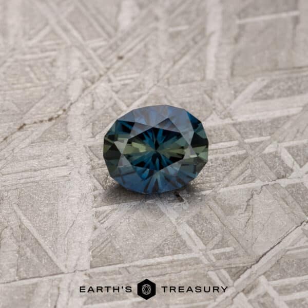 A particolored Australian Sapphire in our "Serendipity" oval design