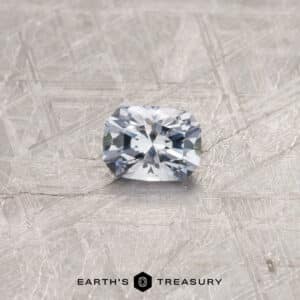 A gray Montana sapphire in our "Eureka" rectangle design