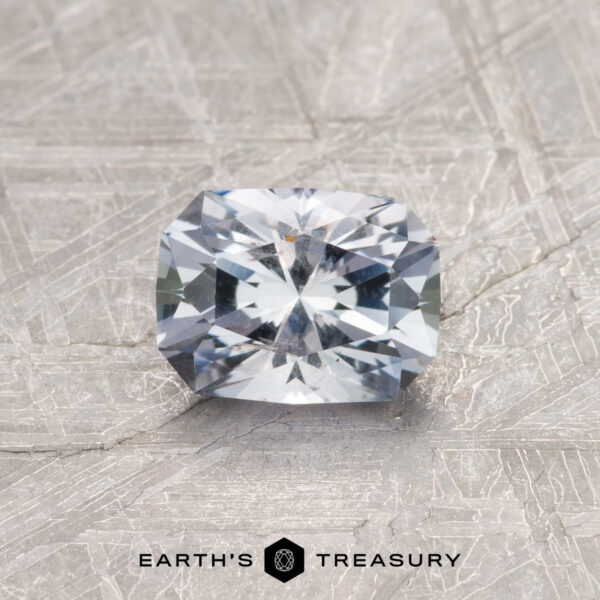 0.82-Carat Montana Sapphire A gray Montana sapphire in our "Eureka" rectangle design