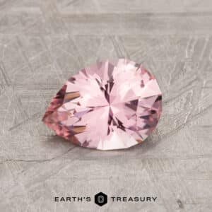 A pink Tourmaline in our "Pendeloque" pear-shaped design