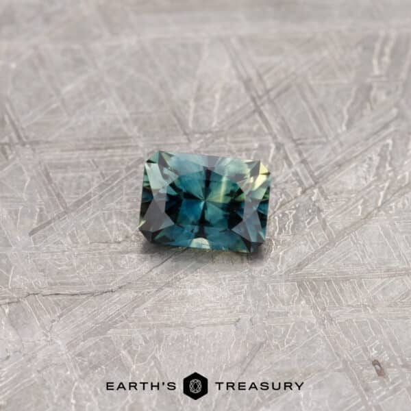 A particolored Australian Sapphire in our "Fourth of July" rectangle design