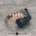 The “Fern” in 14k rose gold with 1.55-Carat Montana Sapphire