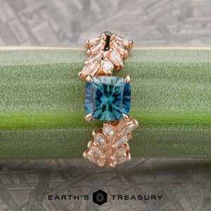 The “Fern” in 14k rose gold with 1.55-Carat Montana Sapphire